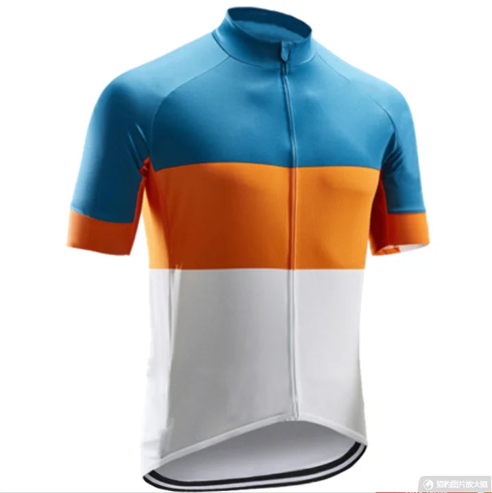 OEM Service Quality Cycling Jersey Adult Men Sportswear Hot Custom Bicycle Shirts Short Sleeve Style Breathable Cycling wear